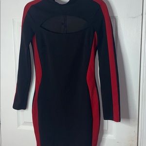 Fashion Nova Black And Red Dress